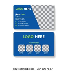 Minimalist Modern Creative And Professional Business Card Design.