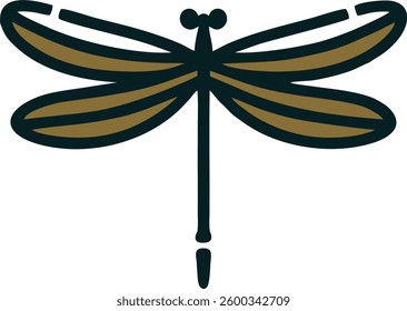 A minimalist and modern dragonfly logo, designed with clean lines and smooth curves.The dragonfly features symmetrical wings with slight detailing, maintaining a balance between simplicity and elegant