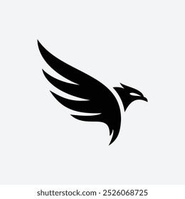 Minimalist Modern Eagle Logo Vector Illustration