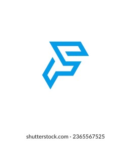 Minimalist and modern F Logo design