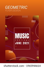 minimalist and modern flyer design