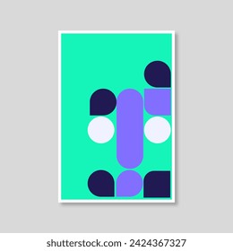 minimalist modern geometry abstact vector background