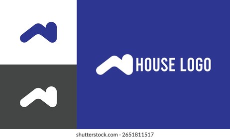 Vector de Logo de Casa Moderna Minimalista