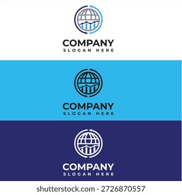 Icono minimalista y moderno que representa el comercio global, con un elegante símbolo que encarna los negocios internacionales, la conectividad y el comercio. Perfecto para marcas corporativas, empresas comerciales, empresas de importación y exportación y plataformas digitales que buscan una identidad de logotipo profesional y reconocible".

