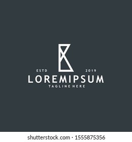 Minimalist and modern initial B logo design
