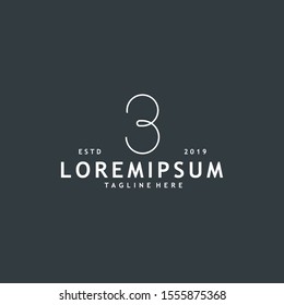Minimalist and modern initial B logo design