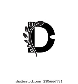 Minimalist and modern initial letter D logo vector image. Vector logo. Monogram alphabet