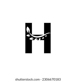 Minimalist   modern initial letter H logo vector image  Vector logo  Monogram alphabet