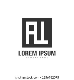 Minimalist and modern Initial letter logo template design