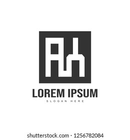 Minimalist and modern Initial letter logo template design