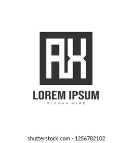 Minimalist and modern Initial letter logo template design