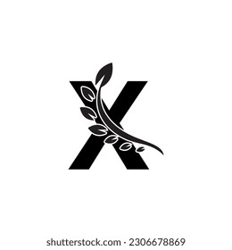 Minimalist and modern initial letter X logo vector image. Vector logo. Monogram alphabet