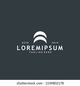Minimalist and modern initial A logo design