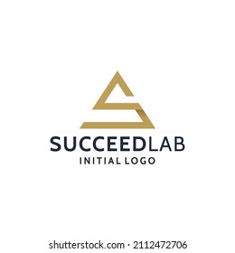 diseño minimalista y moderno de logotipo inicial para su empresa