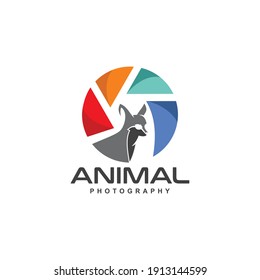 Minimalist And Modern Logo For Animal Photography