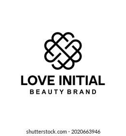 minimalist and modern logo design for beauty identity