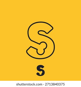 Minimalist and modern logo design featuring an S-shaped form combined with pet elements, representing care, protection, and companionship. Clean and contemporary style suitable for pet brands.
