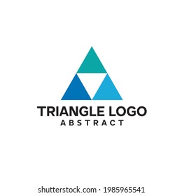 triángulo de diseño de logotipo minimalista y moderno para la empresa