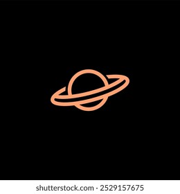 Design minimalista e moderno do logotipo do planeta, marte, mercúrio, saturno, urano, sistema solar e elementos do espaço para um olhar contemporâneo.