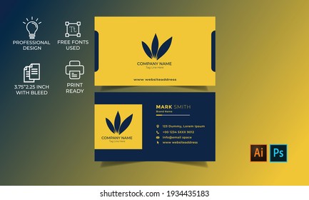 
minimalist modern presentation Business card