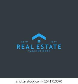 Minimalist and modern real estate logo design