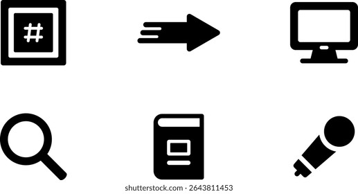 Minimalist Modern Rounded Filled Android App Icon with clean Filled and intuitive symbols