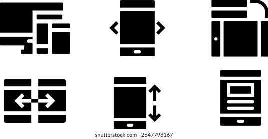 Minimalist Modern Rounded Filled Responsive Icon with clean Filled and intuitive symbols