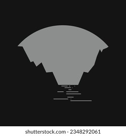 Minimalist modern simple background. Vector illustration.