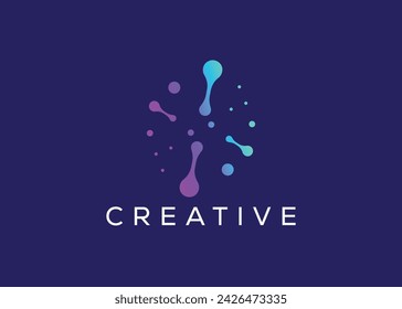 Minimalist and Modern technology logo design vector template. Creative modern Innovative high Circuit technology logo
