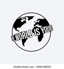 Minimalist, Modern, Trendy, Youthful, Motivational Typography T-shirt Lifestyle Design Branding Identity Illustration