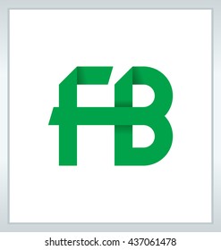 minimalist and modern two letter composition for initial, logo or signature