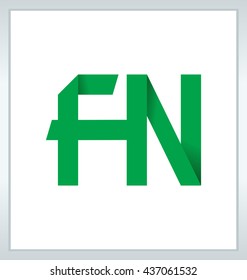 minimalist and modern two letter composition for initial, logo or signature