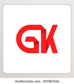 minimalist and modern two letter composition for initial, logo or signature