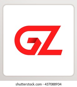 minimalist and modern two letter composition for initial, logo or signature