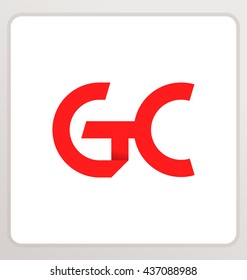 minimalist and modern two letter composition for initial, logo or signature