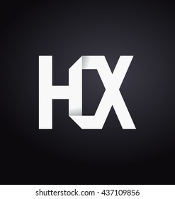 minimalist and modern two letter composition for initial, logo or signature