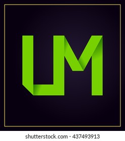 minimalist and modern two letter composition for initial, logo or signature started by L letter