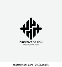 Minimalist and modern vector logo design suitable for business and brands