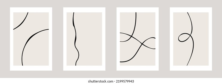 Minimalist Modern Wall Art Print Poster. Printable Poster Wall Decoration. Simple Line Poster Wall Decor