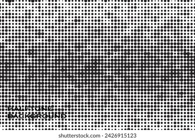 Minimalist Monochrome Frame with Seamless Vector dots