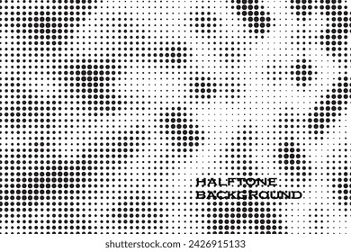 Minimalist Monochrome Frame with Seamless Vector dots