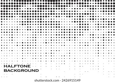 Minimalist Monochrome Frame with Seamless Vector dots