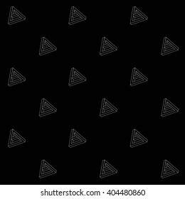 Minimalist monochrome geometric pattern, texture impossible shapes