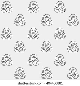 Minimalist monochrome geometric pattern, texture impossible shapes