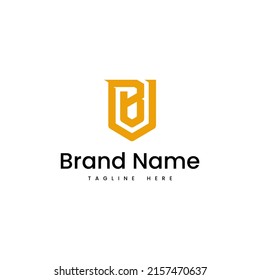 Minimalist Monogram BV Logo Template