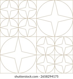Padrão decorativo geométrico monocromático minimalista 