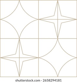 Padrão decorativo geométrico monocromático minimalista 