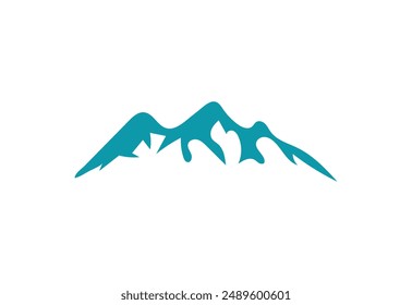 Minimalist Mountain Logo Design Template, Vector illustration