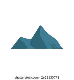 Minimalist Mountain. Nature Landscape Vector Illustration