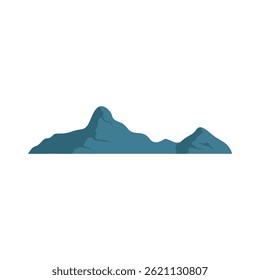 Minimalist Mountain. Nature Landscape Vector Illustration